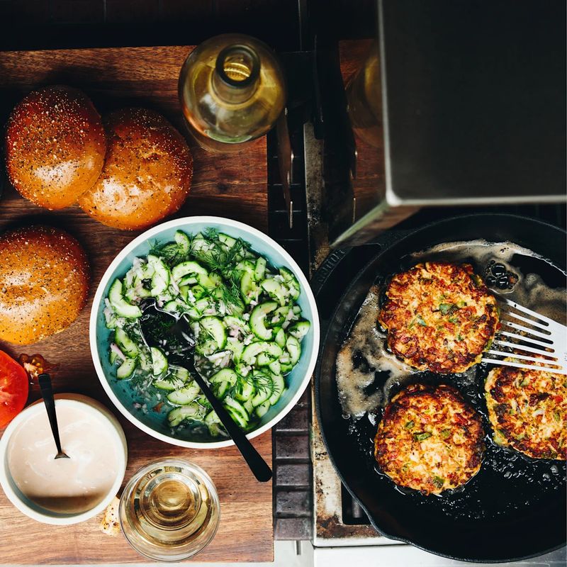 Salmon Burger at The Smith (New York, NY + Washington, D.C.)