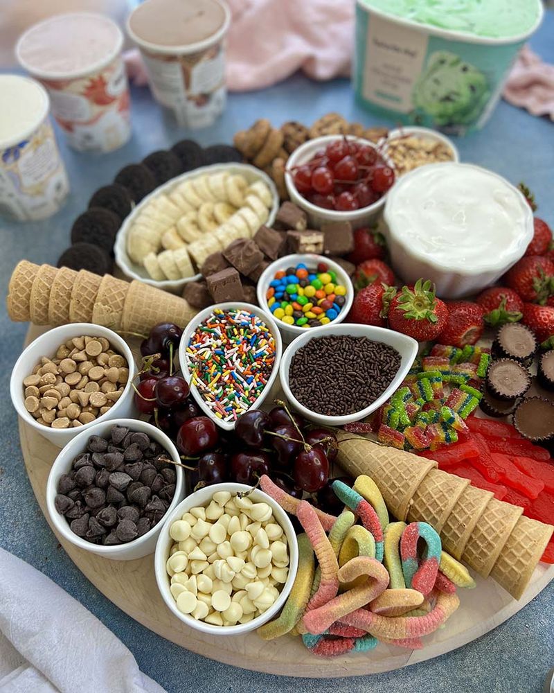 DIY Ice Cream Sundae Bar