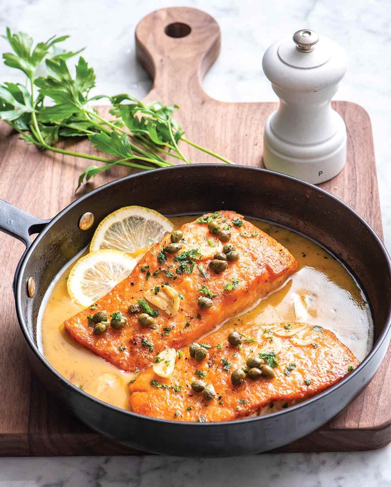 Salmon Piccata