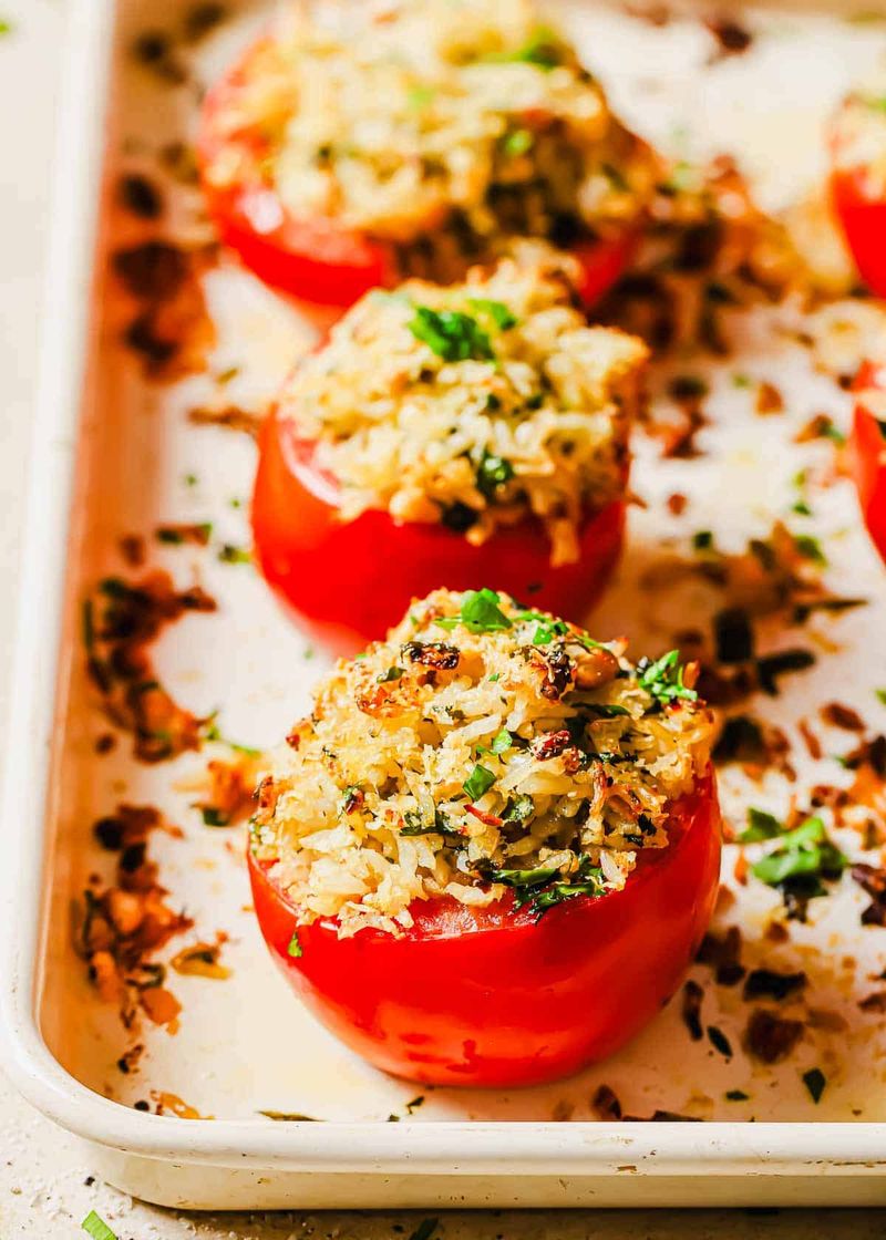 Baked Stuffed Tomatoes