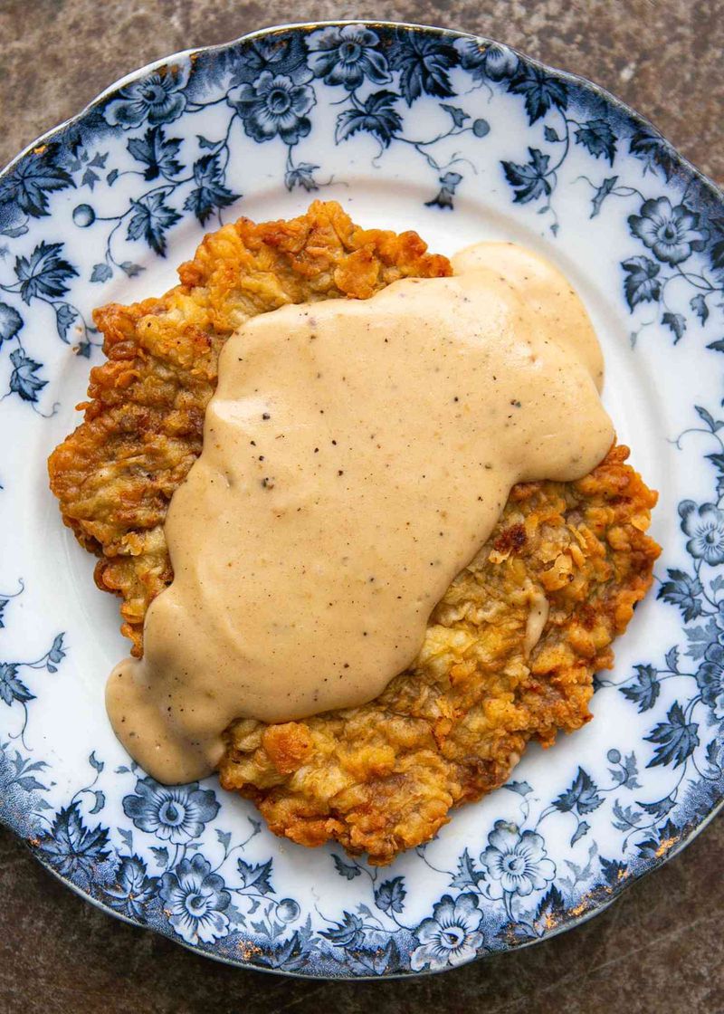 Chicken Fried Steak with Gravy (Oklahoma)