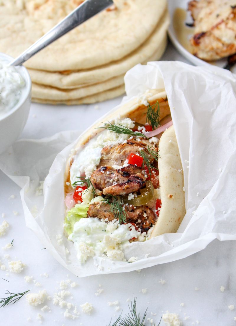 Greek Gyro with Tzatziki