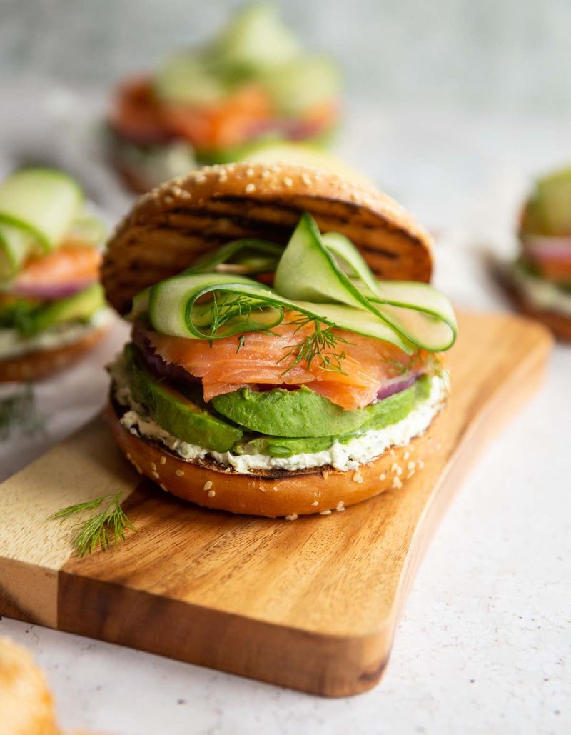 Smoked Salmon Bagel Thin
