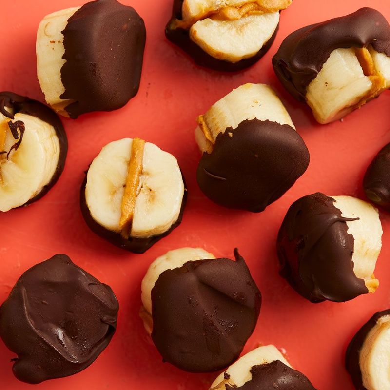 Chocolate Dipped Banana Bites