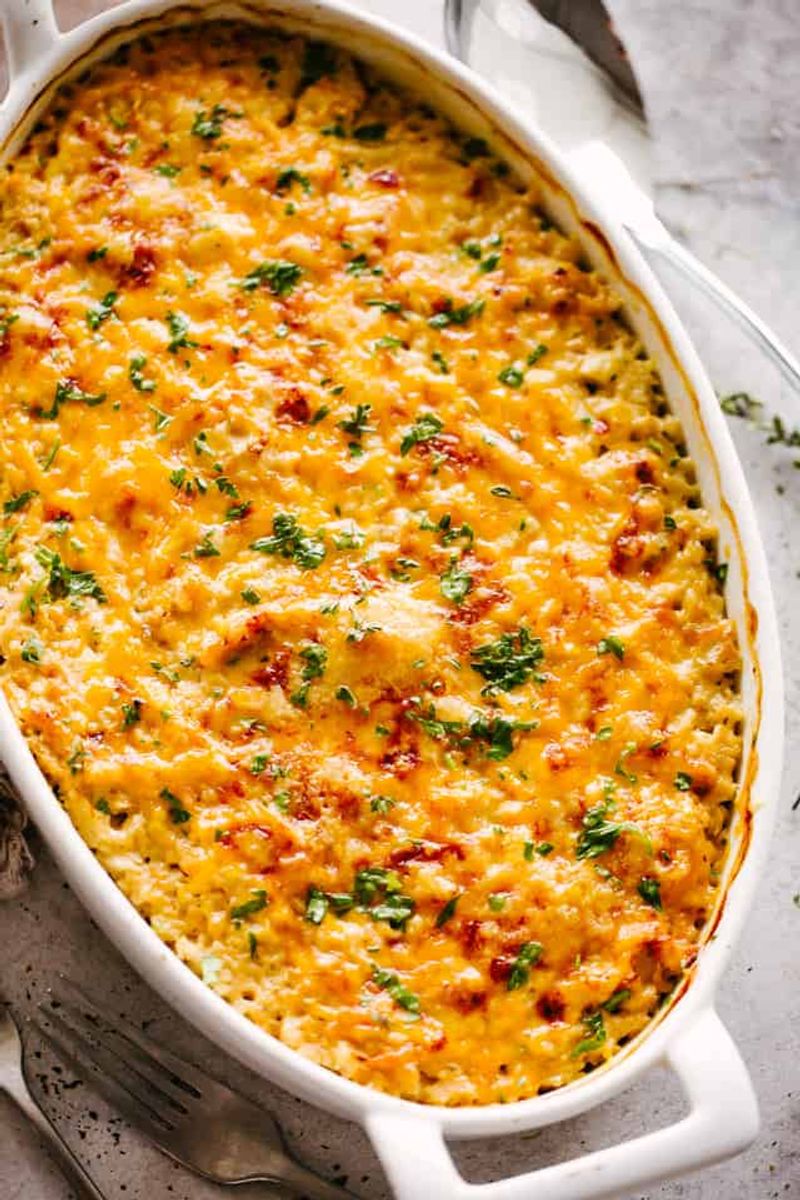 Chicken and Cauliflower Cheese Bake