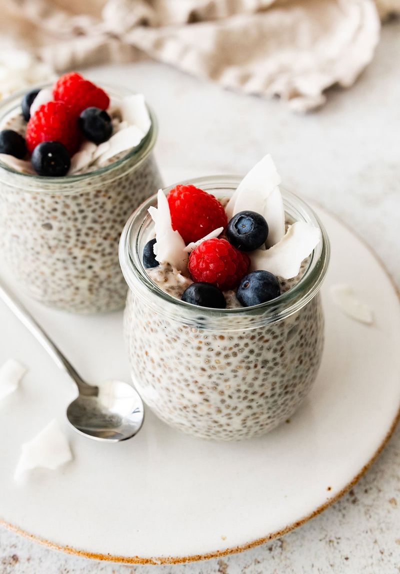 Coconut Chia Pudding Parfait