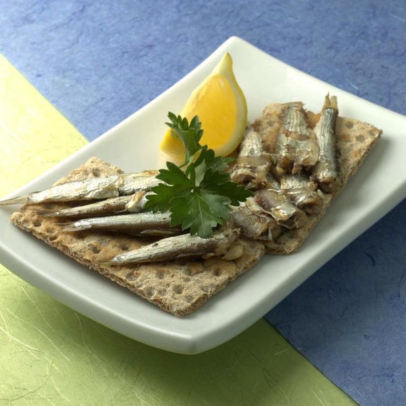 Sardines On Crackers