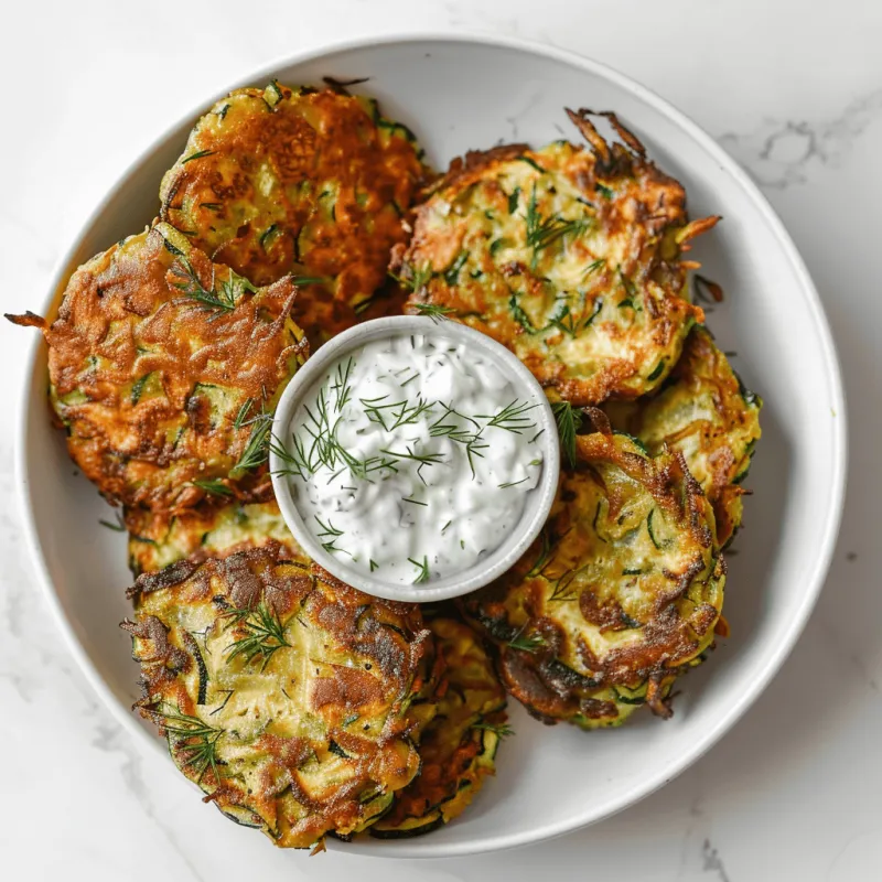 Herby Zucchini Fritters