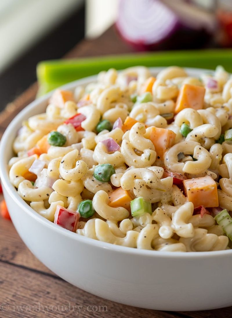 Cold Pasta With Mayo