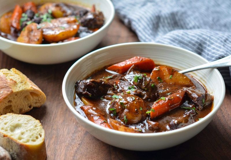Beef Stew With Crusty Bread