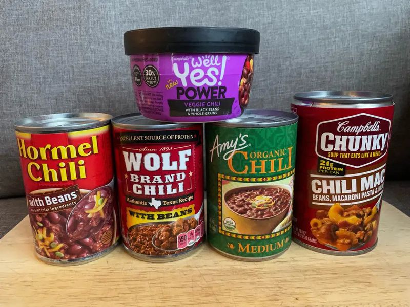 Canned Chili (With Beans)