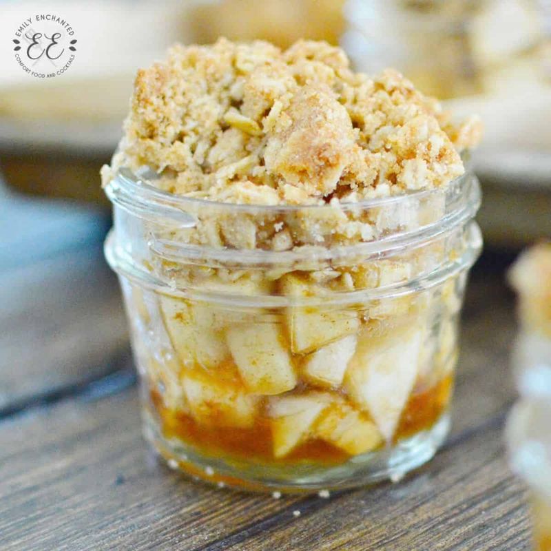 Caramel Apple Crisp Jars