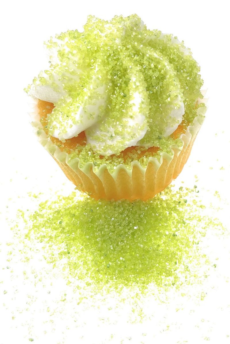 Colored sanding sugar sparkle