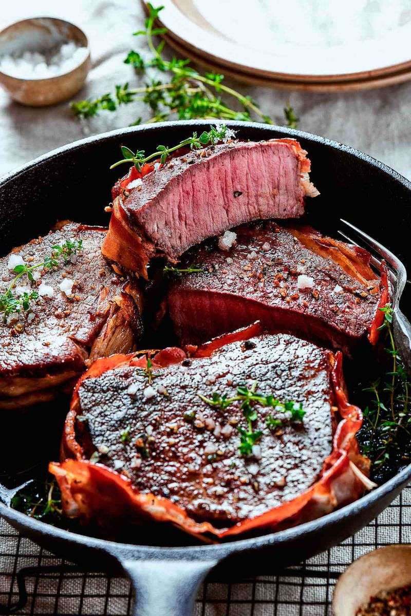 Bacon Wrapped Tenderloin Medallions