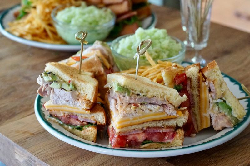 Turkey Club With Real Carved Turkey