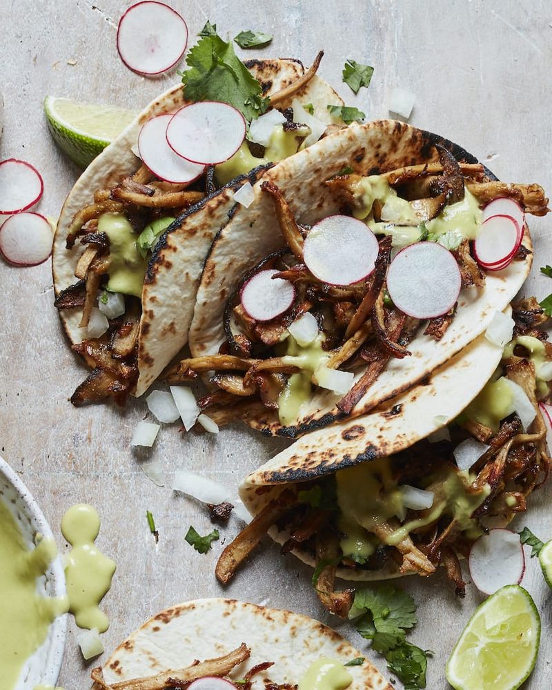 Mushroom Carnitas Tacos
