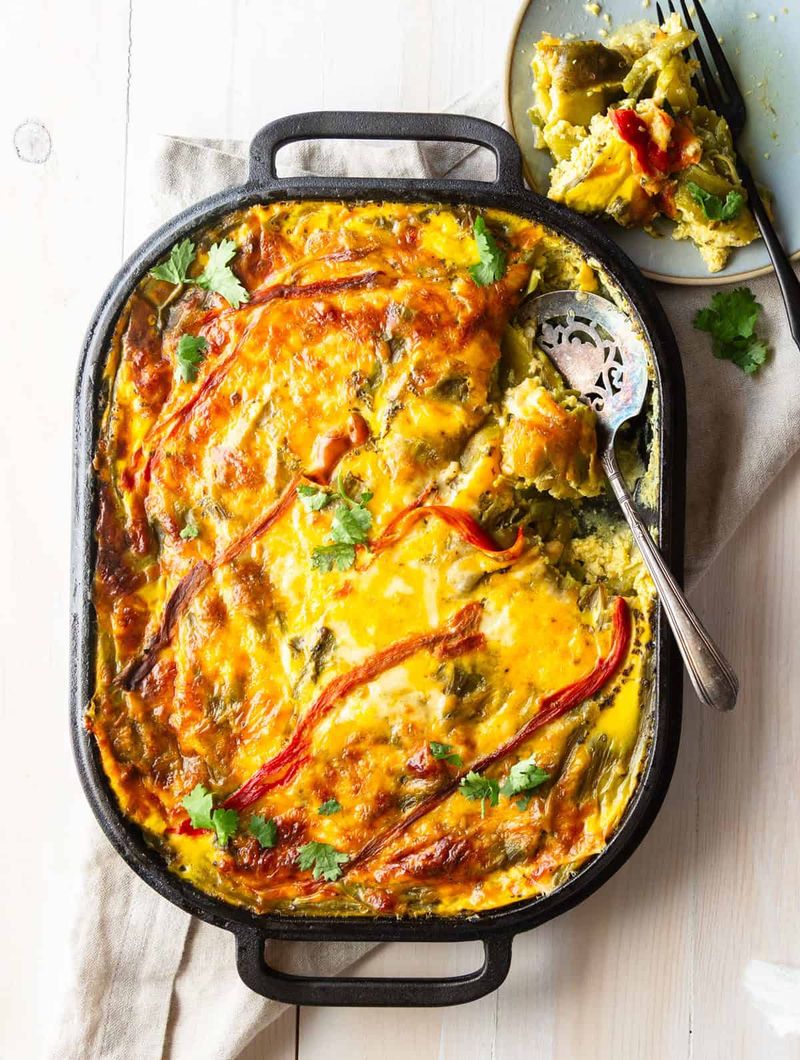 Chicken Chile Relleno Casserole