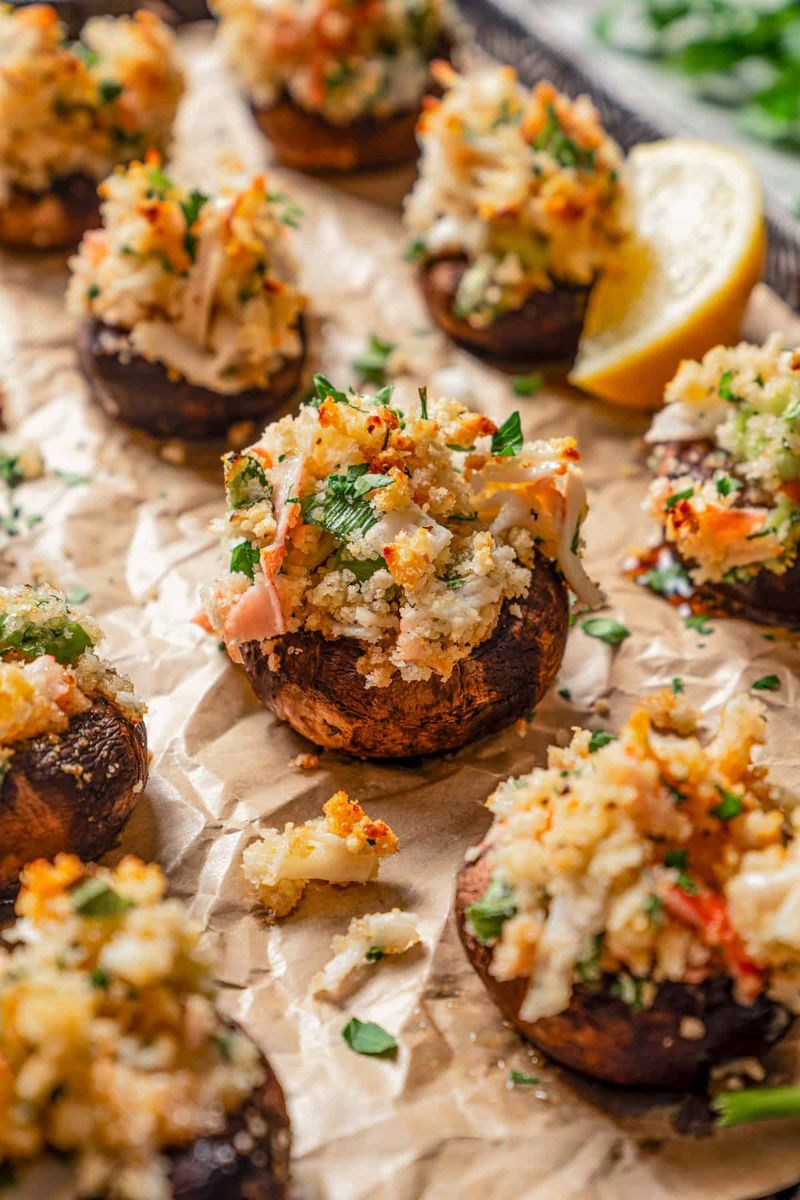 Crab-Stuffed Mushrooms