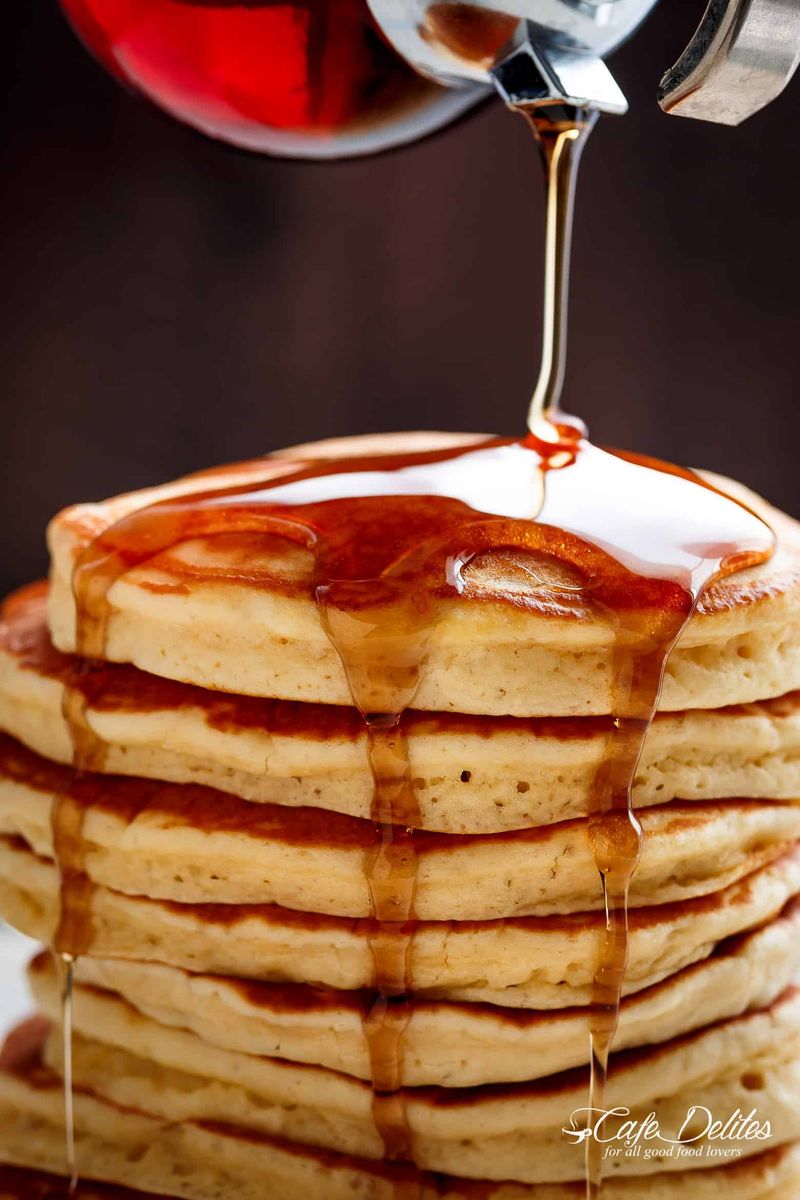 Pancakes with Maple Syrup