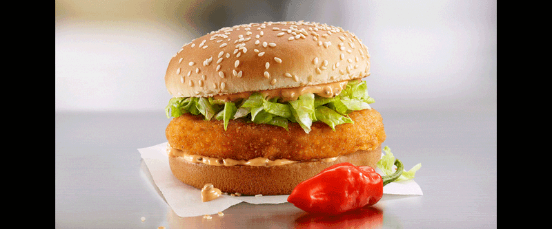 McDonald’s Canada Spicy Habanero McChicken