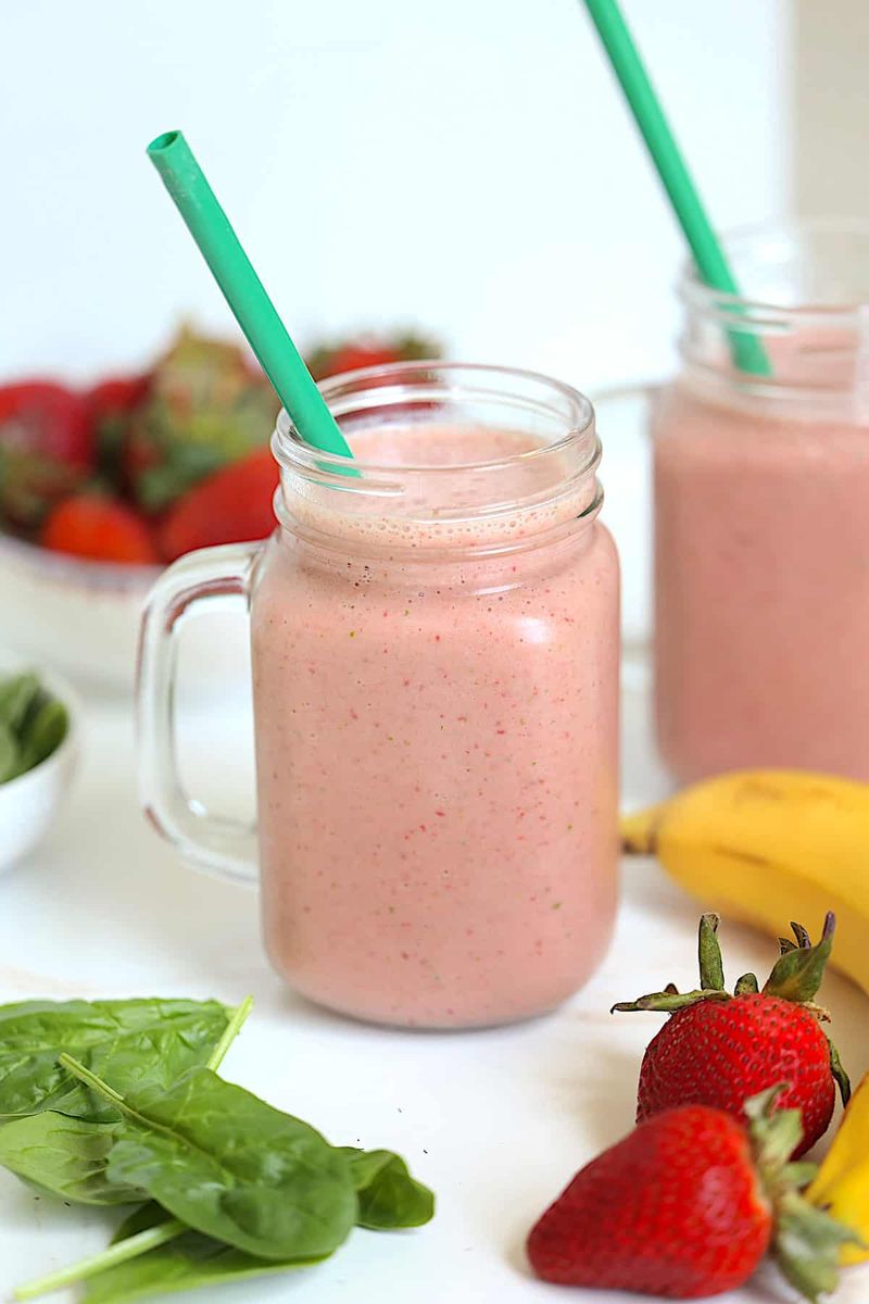 Strawberry Spinach Smoothie