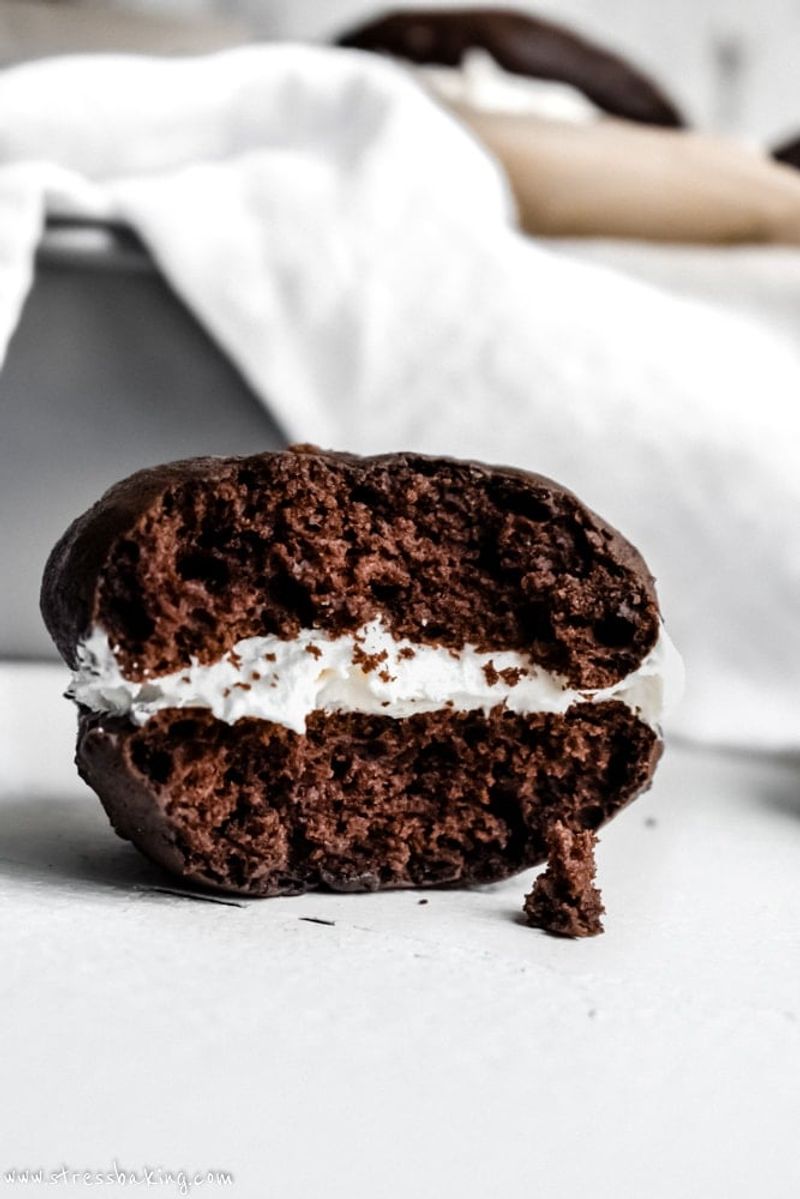 Chocolate Whoopie Pies With Fluff Filling