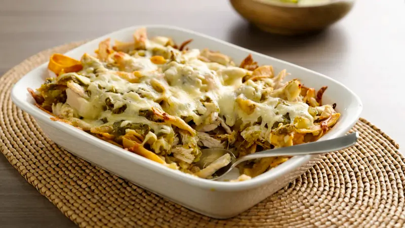 Chicken Chilaquiles Casserole