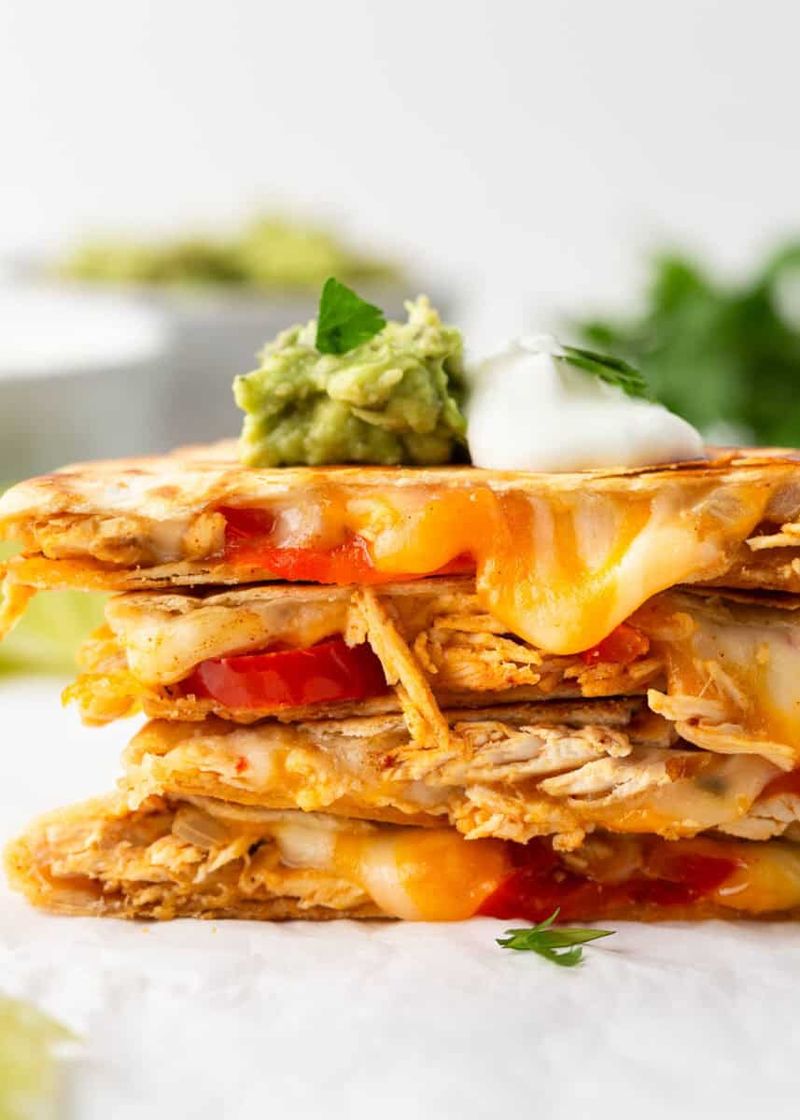 Quesadillas With Cheese And Chicken