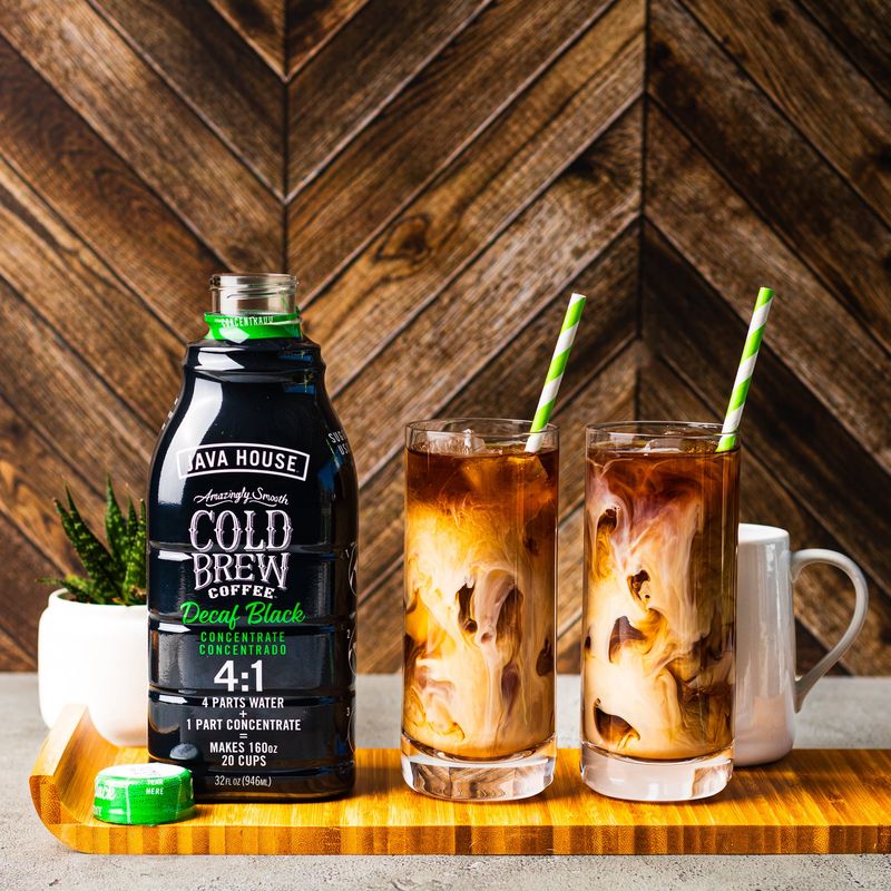 Cold brew coffee bottles
