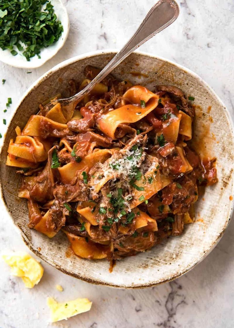 Slow-Cooker Beef Ragu With Chuck Roast