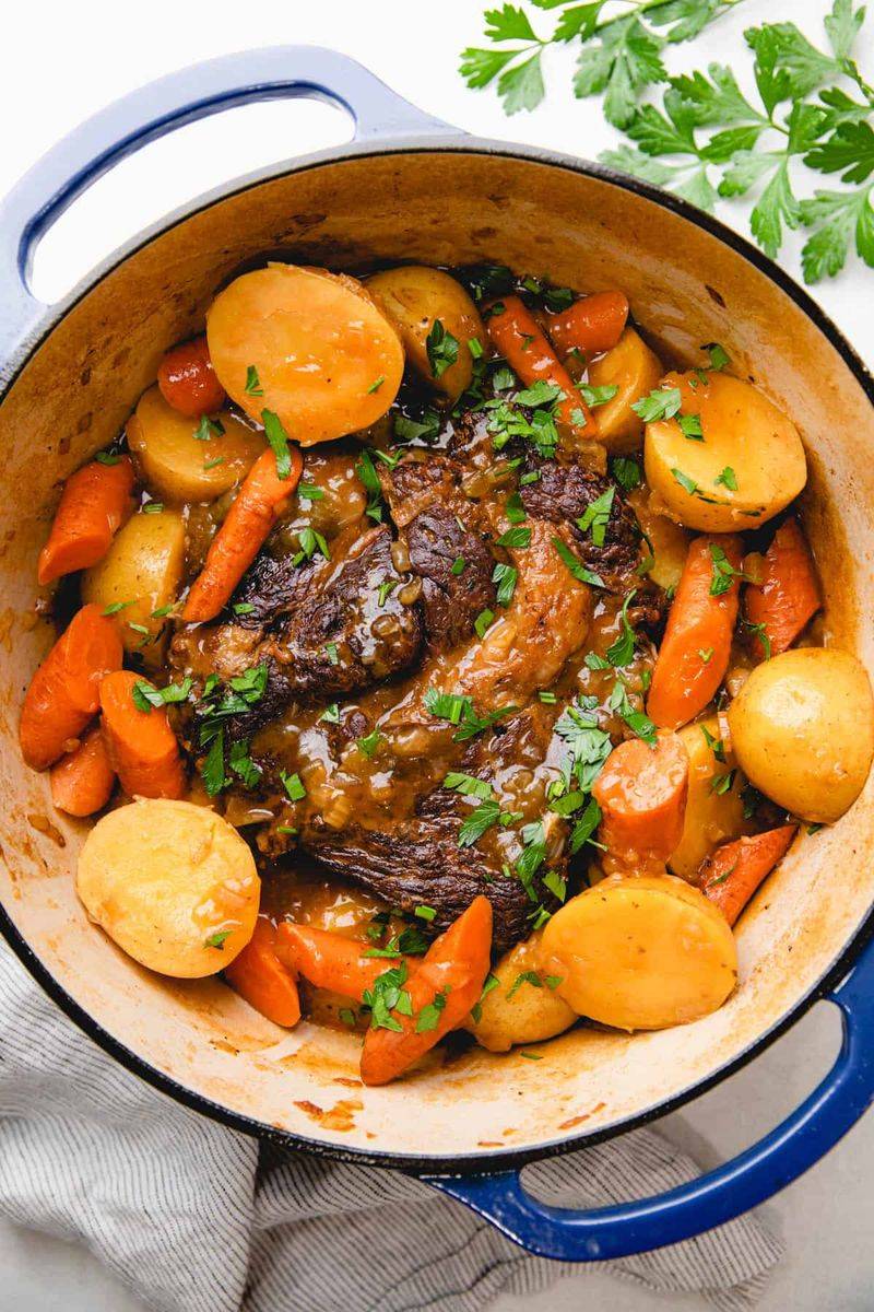 Pot Roast With Carrots and Potatoes