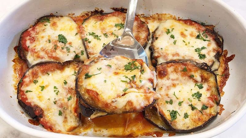 Burning the Eggplant or Cheese Topping
