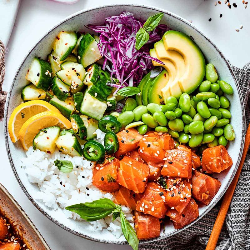 Salmon Poke-Style Bowl