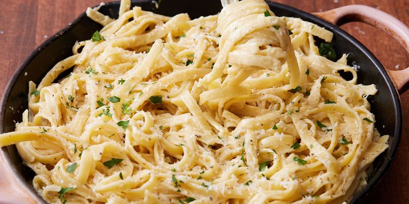 Try the Hidden Stuffed Fettuccine Alfredo