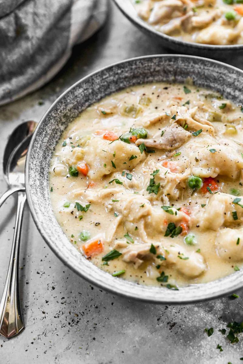 Chicken and Dumplings Homestead Stew