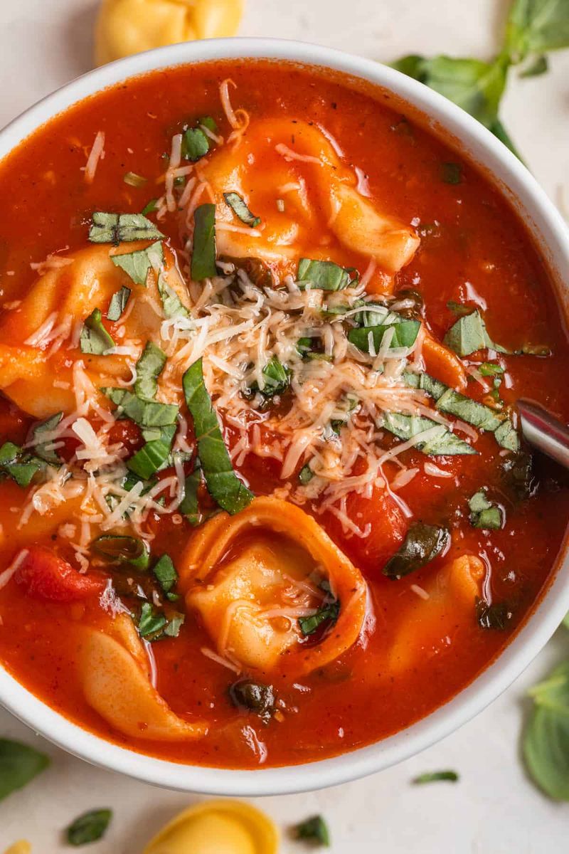 Tomato Tortellini Soup
