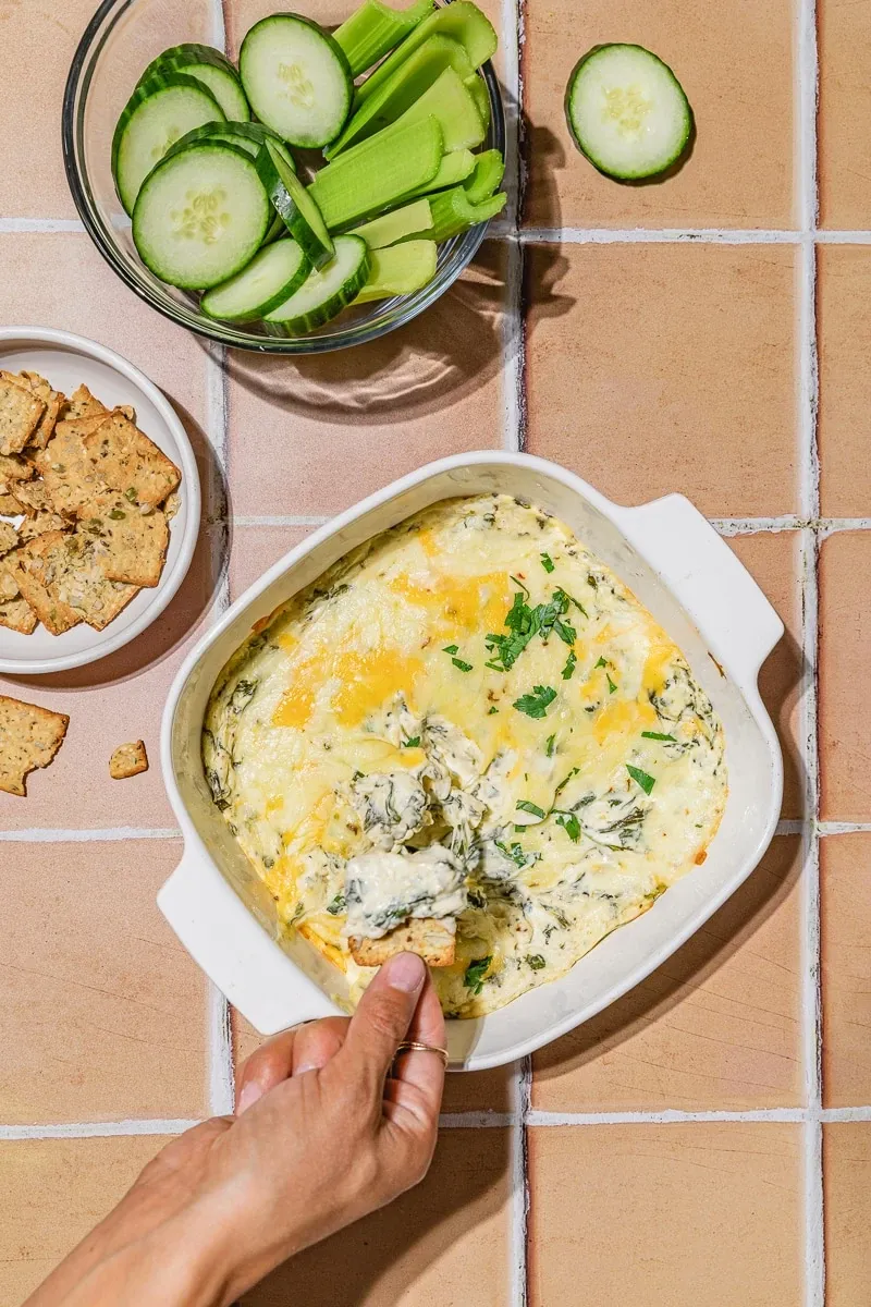 Spinach Dip with Bacon