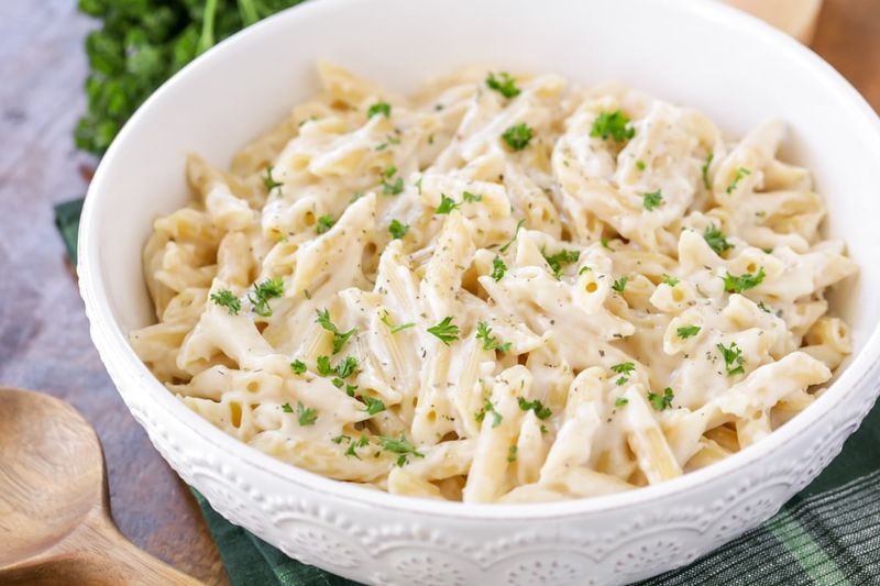 Four Cheese White Sauce Pasta