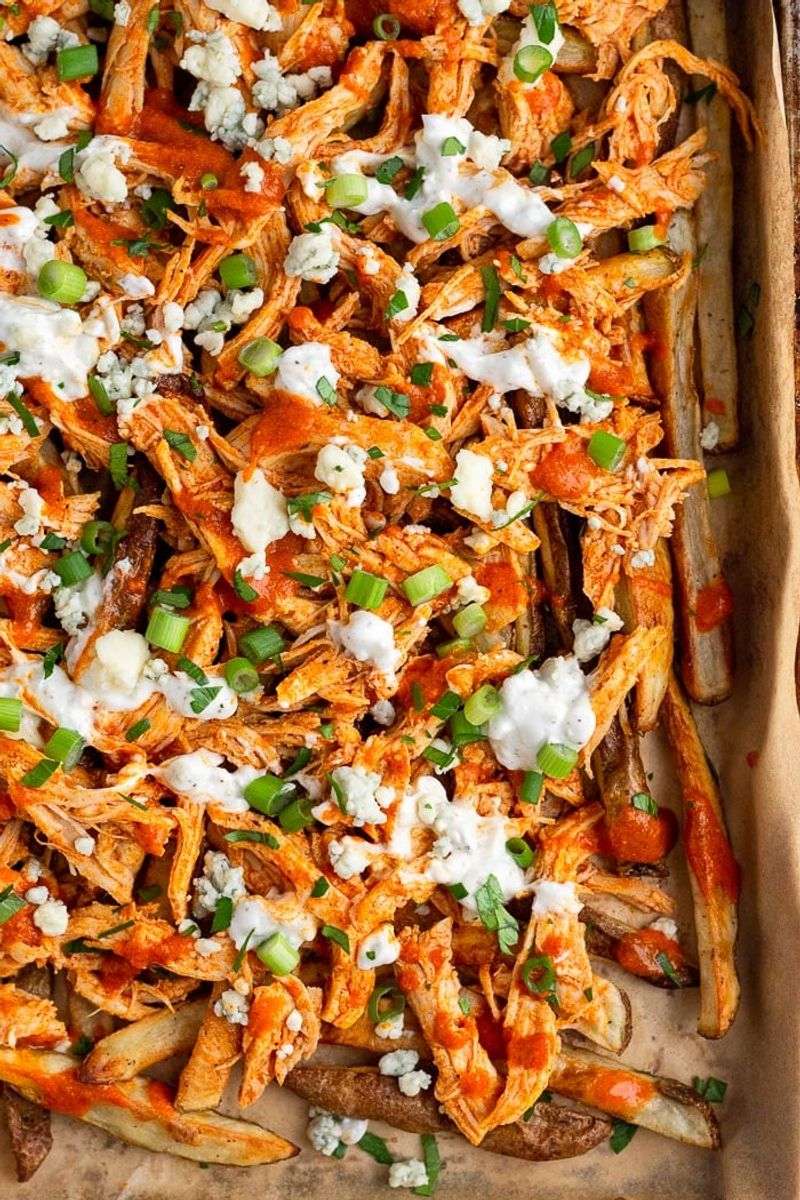 Buffalo Chicken Loaded Fries
