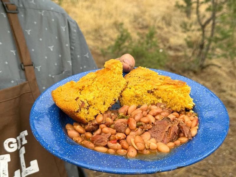 Pinto Beans with Cornbread