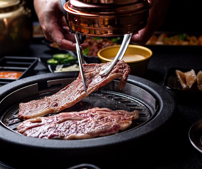 Woo samgyeop (thin sliced beef belly)