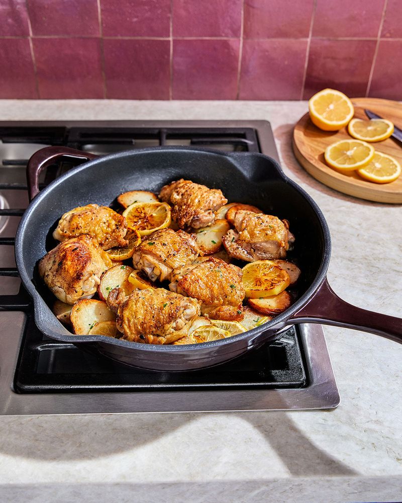 Garlic Butter Roasted Chicken Thighs
