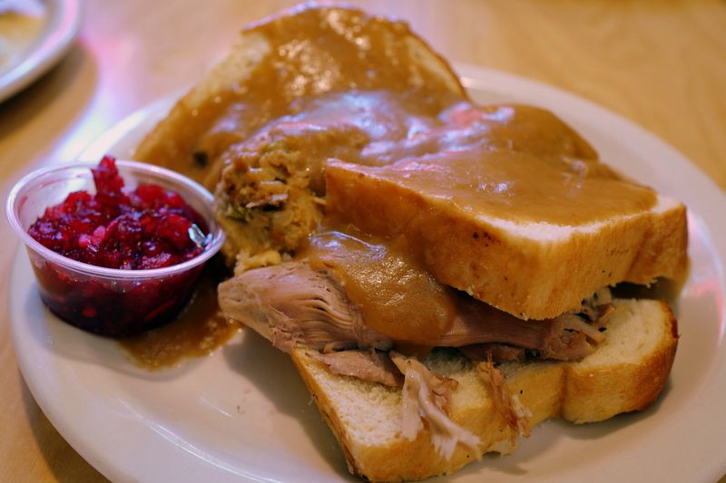 Connecticut — Hot Turkey Sandwich with Gravy and Mashed Potatoes