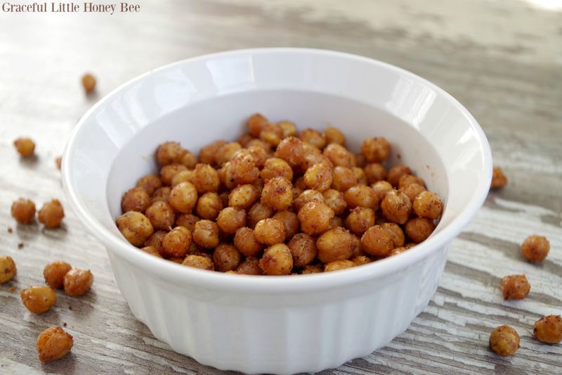 Spicy Roasted Chickpeas