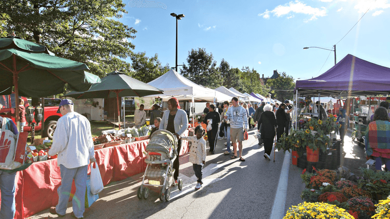 North Union Farmers Market at Shaker Square, Cleveland