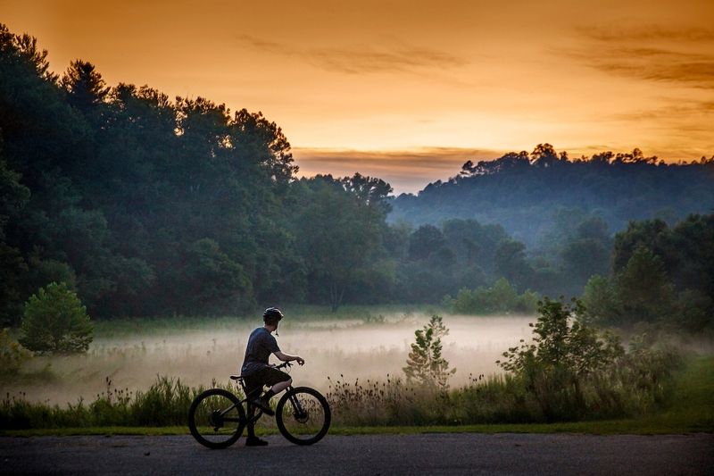 Mountain Biking Through the Hills