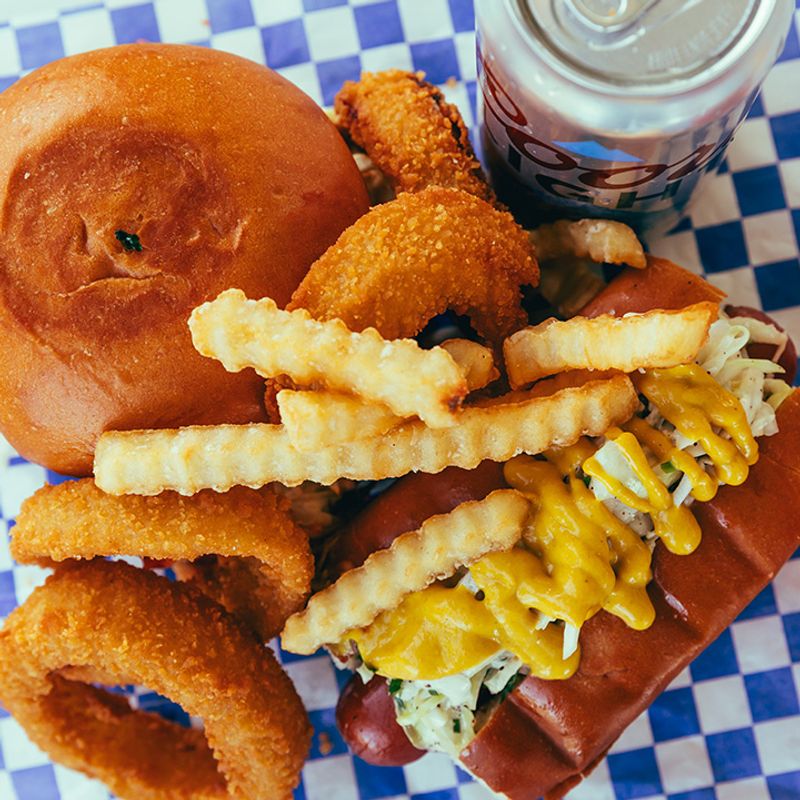 Breakfast Burger By The Dock