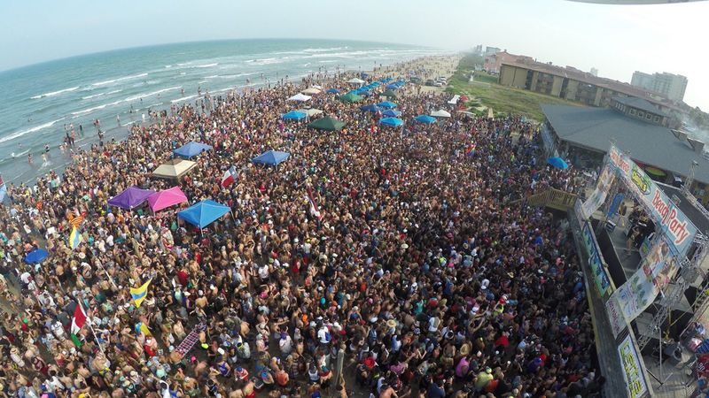 South Padre Island During Spring Break
