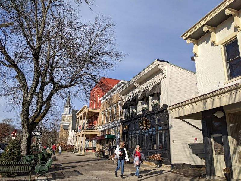 Strolling Main Street and the Village Green