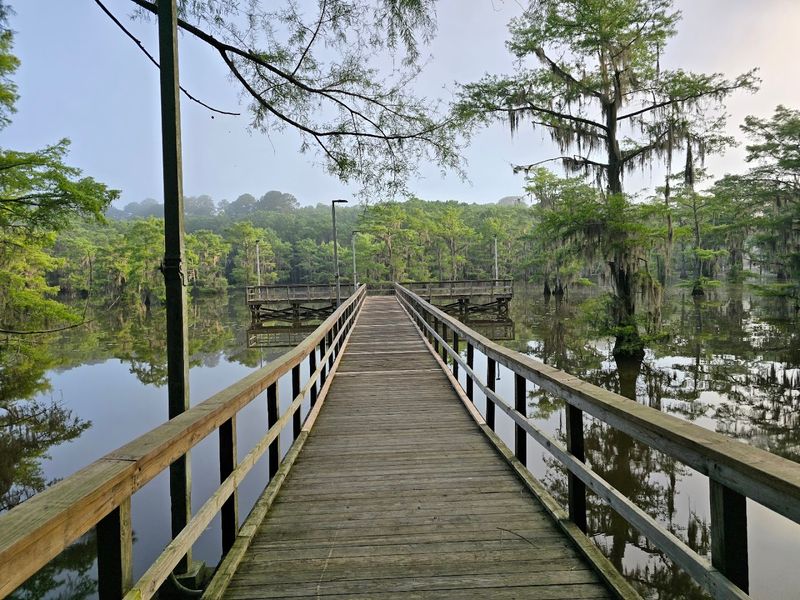 Saw Mill Pond Pier at Sunrise